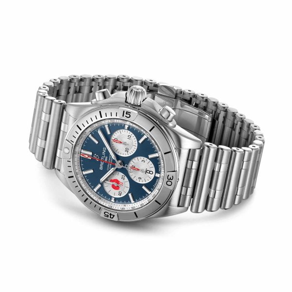 Breitling Chronomat B01 Six Nations France AB01442A1A1A1 Authentic Replica Edition - Image 2