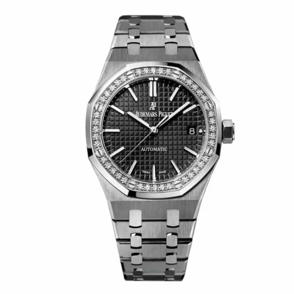 Audemars Piguet Royal Oak 15451ST Diamond Bezel Silver Dial Ultra Fine Replica