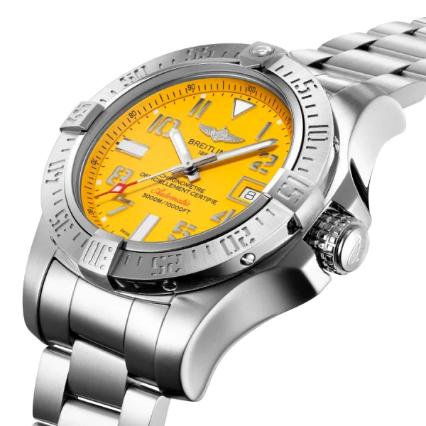 Breitling Avenger II Seawolf A17331 Yellow Dial Perfect Clone Edition - Image 2