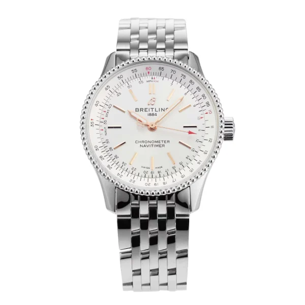 Breitling Navitimer Automatic GMT A17326211G1A1 Blue Dial Detailed Clone