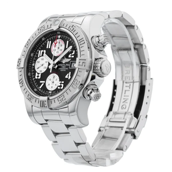Breitling Super Avenger II A13370 Black Dial Premium Duplicate Edition - Image 1