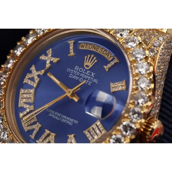 Rolex Day-Date 18038 Iced Out Hight Fidelty Super Clone - Image 1
