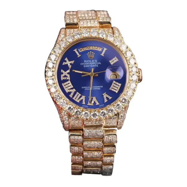 Rolex Day-Date 18038 Iced Out Hight Fidelty Super Clone