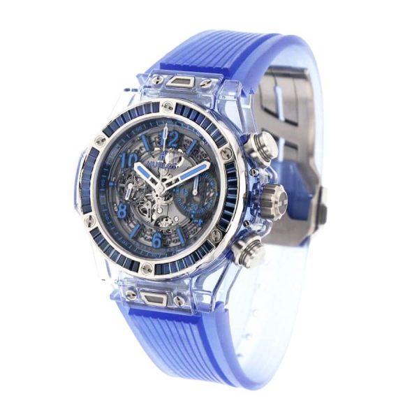 Hublot Big Bang Unico Sapphire 411.JX.4802.RT Transparent Case Collector's Replica - Image 1