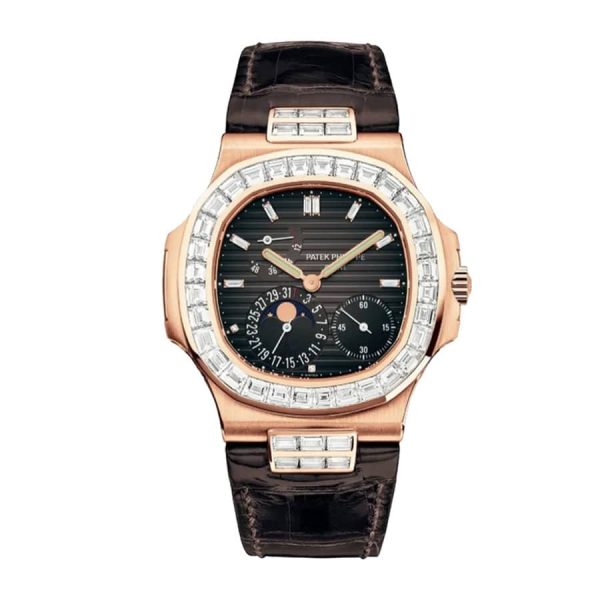 Patek Philippe Nautilus 5724 Baguette Diamonds 1:1 Clone Edition