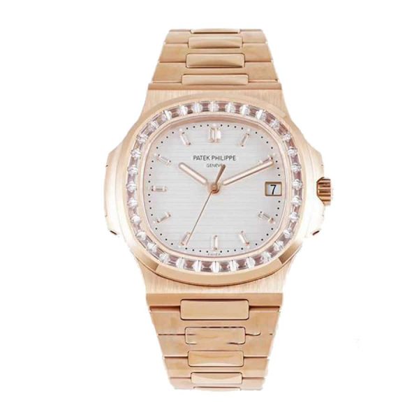 Patek Philippe Nautilus 7122/1R-001 Rose Gold Diamond Superior Copy 1:1