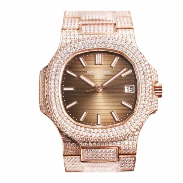 Patek Philippe Nautilus 5711 Iced Out Diamonds Authentic Replica Edition