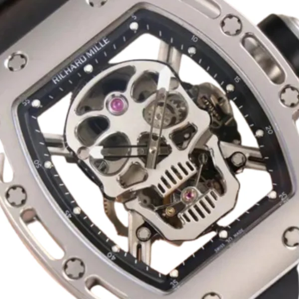 Richard Mille RM 52-01 Tourbillon Skull Grey Exclusive Clone Edition - Image 1