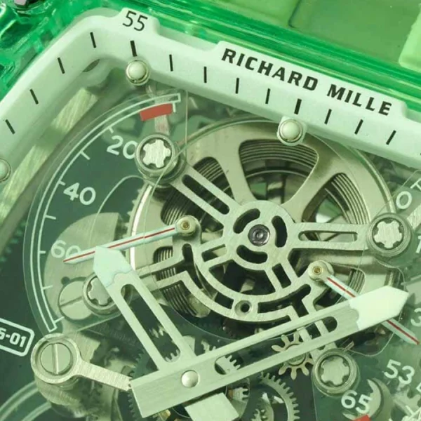 Richard Mille RM 56-01 Tourbillon Green Transparent Superior Replica - Image 1