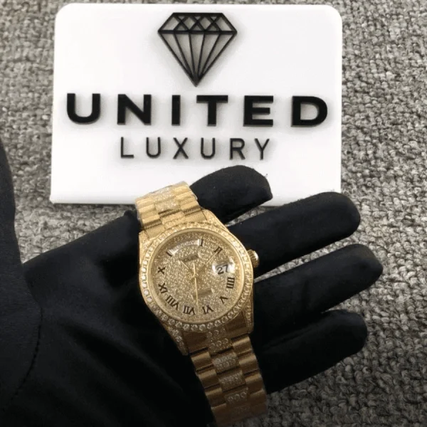 Rolex Day-Date Iced Out Perfect Super Clone - Image 1