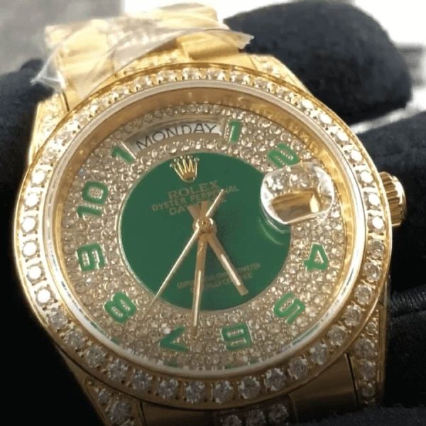 Rolex Day-Date 118348 Iced Out Deluxe Clone 1:1 - Image 2