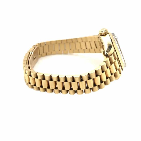 Rolex Datejust 126333 Gold Green Dial Signature Replica 1:1 - Image 3